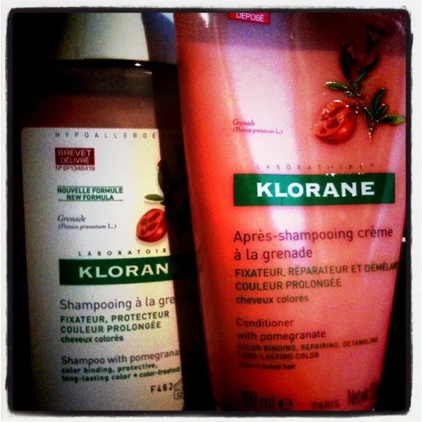 colour treated hair care klorane