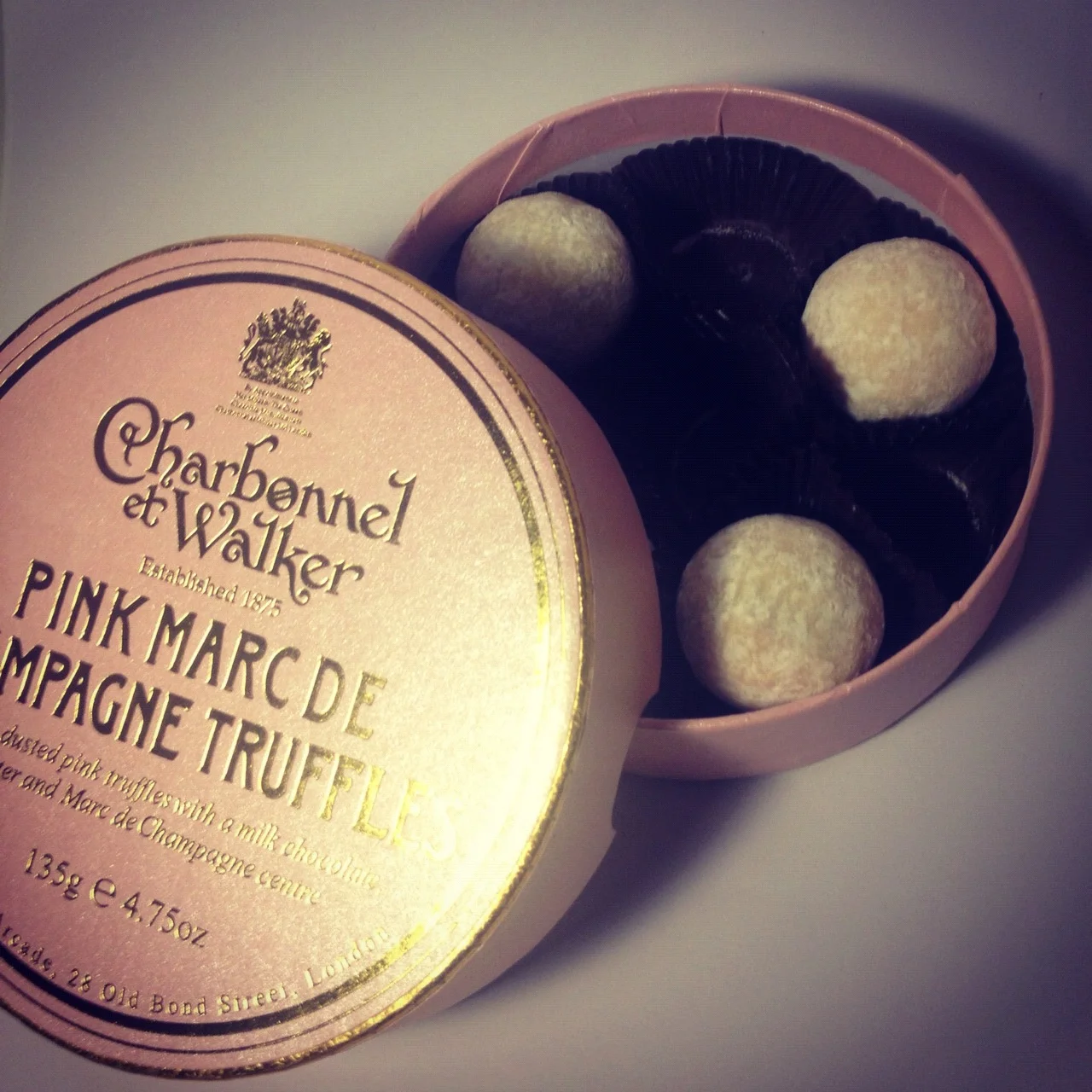 Charbonnel Pink Champagne Truffles