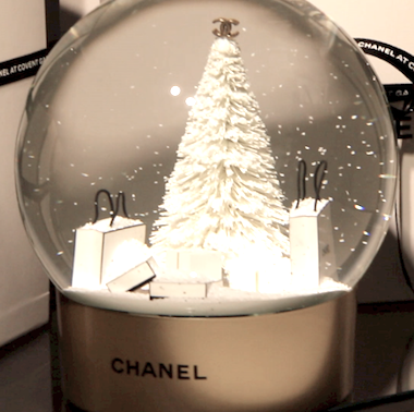 chanel snow globe