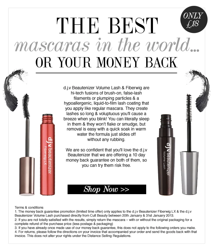 cult beauty mascara offer