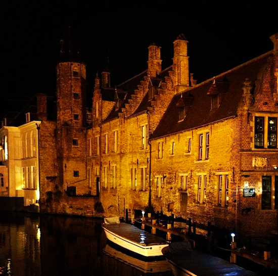 bruges by night