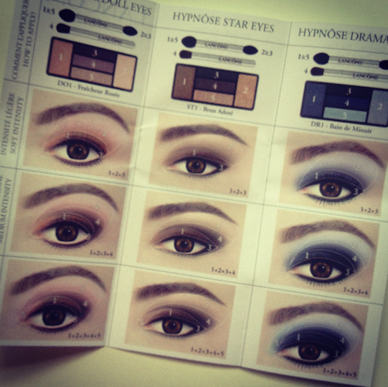 lancome shadow eye palette