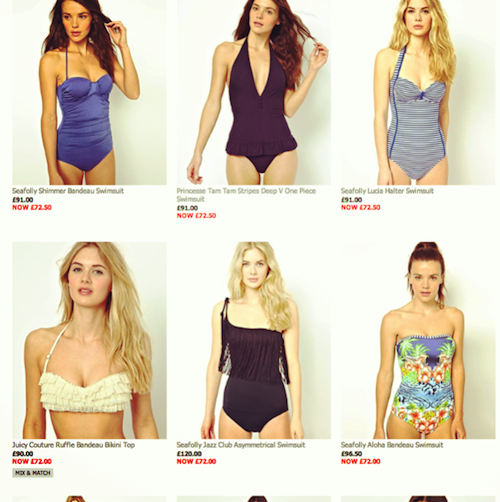 asos swimwear sale