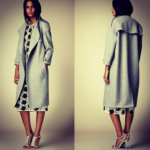 burberry ss14 double cashmere coat