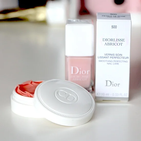 dior nail cream and manicure