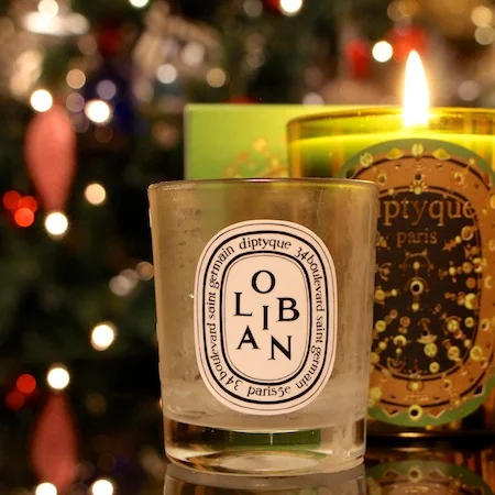 luxury christmas candle