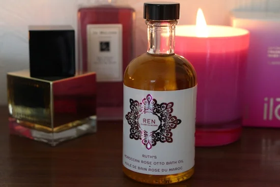 ren rose bath oil