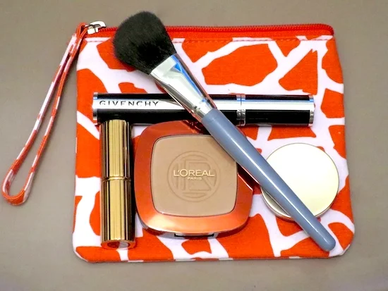 makeup bag contents