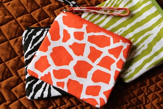 M&S animal print cosmetics pouch