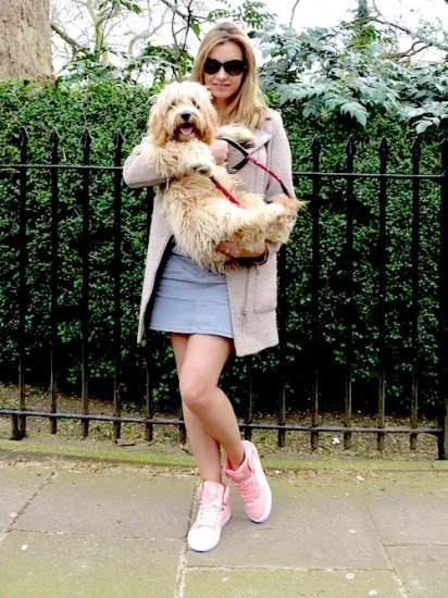 ruth crilly with dexter cockapoo