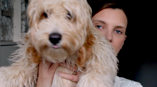 ruth crilly with dexter the cockapoo dog