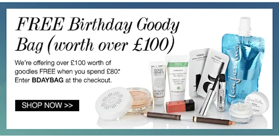 cult beauty goody bag