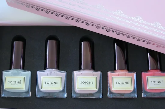 soigne nail polishes