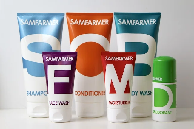 sam farmer teen toiletries