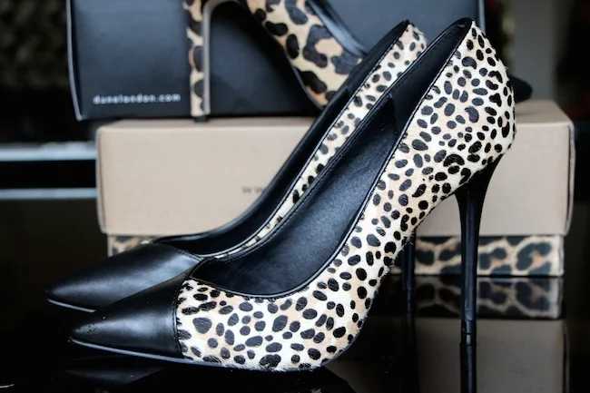 river island leopard print shoes