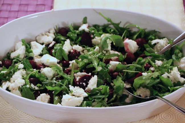 goat cheese beetroot salad