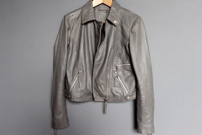 Spring Wardrobe Staples: The Grey Leather Jacket