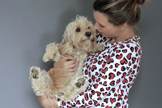ruth crilly and Dexter the cockapoo
