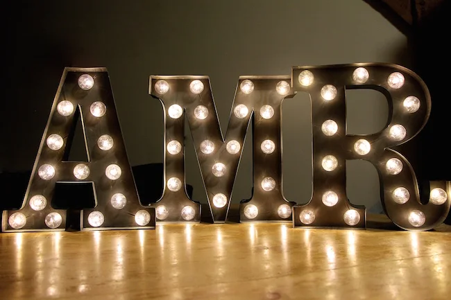 rocket and rye carnival letter lights