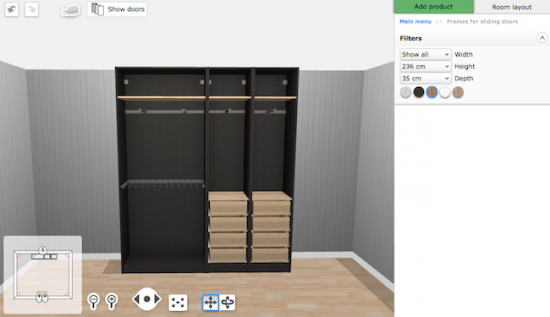 The IKEA PAX Wardrobe Planner