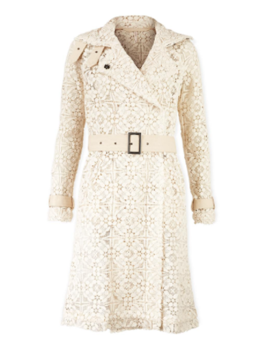 free people lace trench