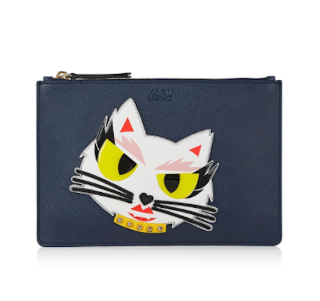 karl lagerfeld monster choupette clutch