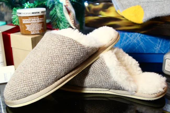 celtic sheepskin slippers