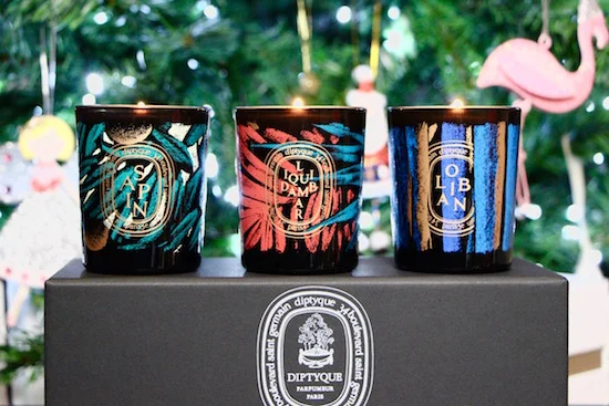 diptyque christmas holiday candles set