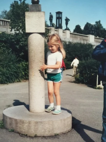 ruth crilly aged four