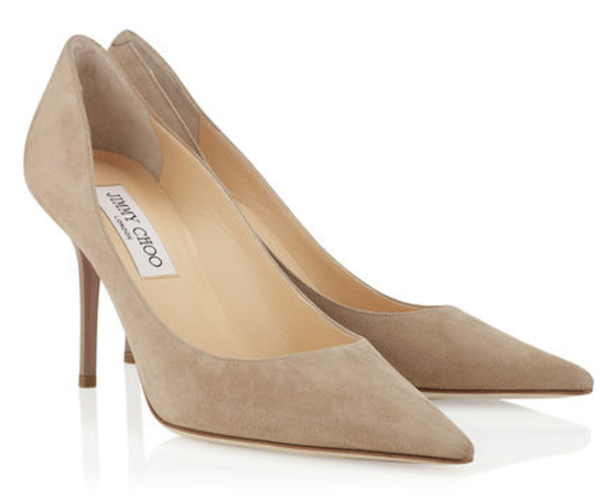 jimmy choo agnes suede pumps best nude shoes