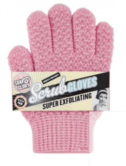 soap & glory scrub gloves