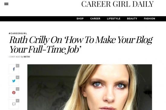 ruth crilly career girl daily