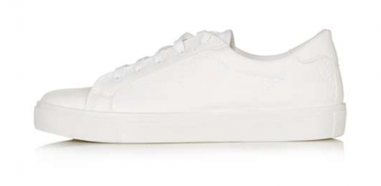 topshop cyprus lace-up trainers