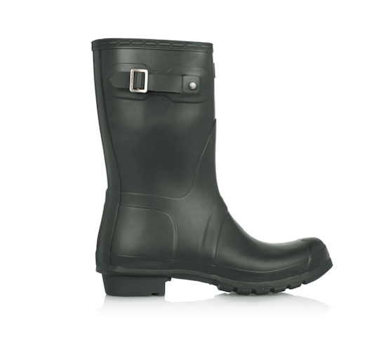 short hunter wellington boots