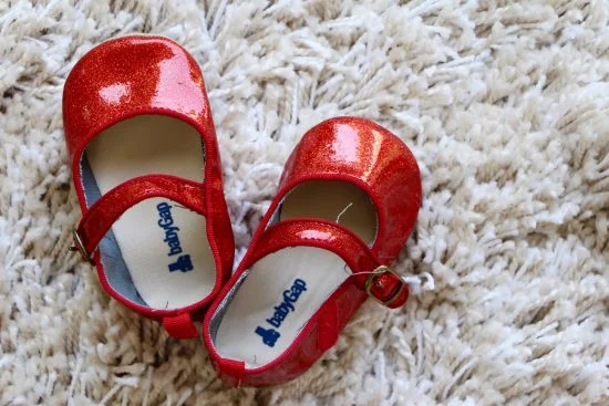 baby gap red shoes dorothy