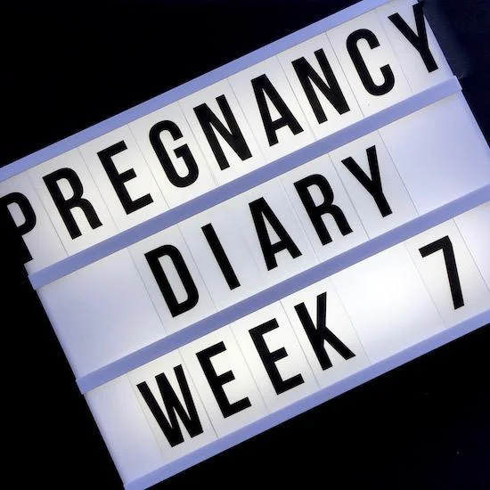 early pregnancy diary 7 weeks
