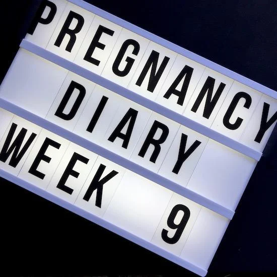 early pregnancy diary 9 weeks