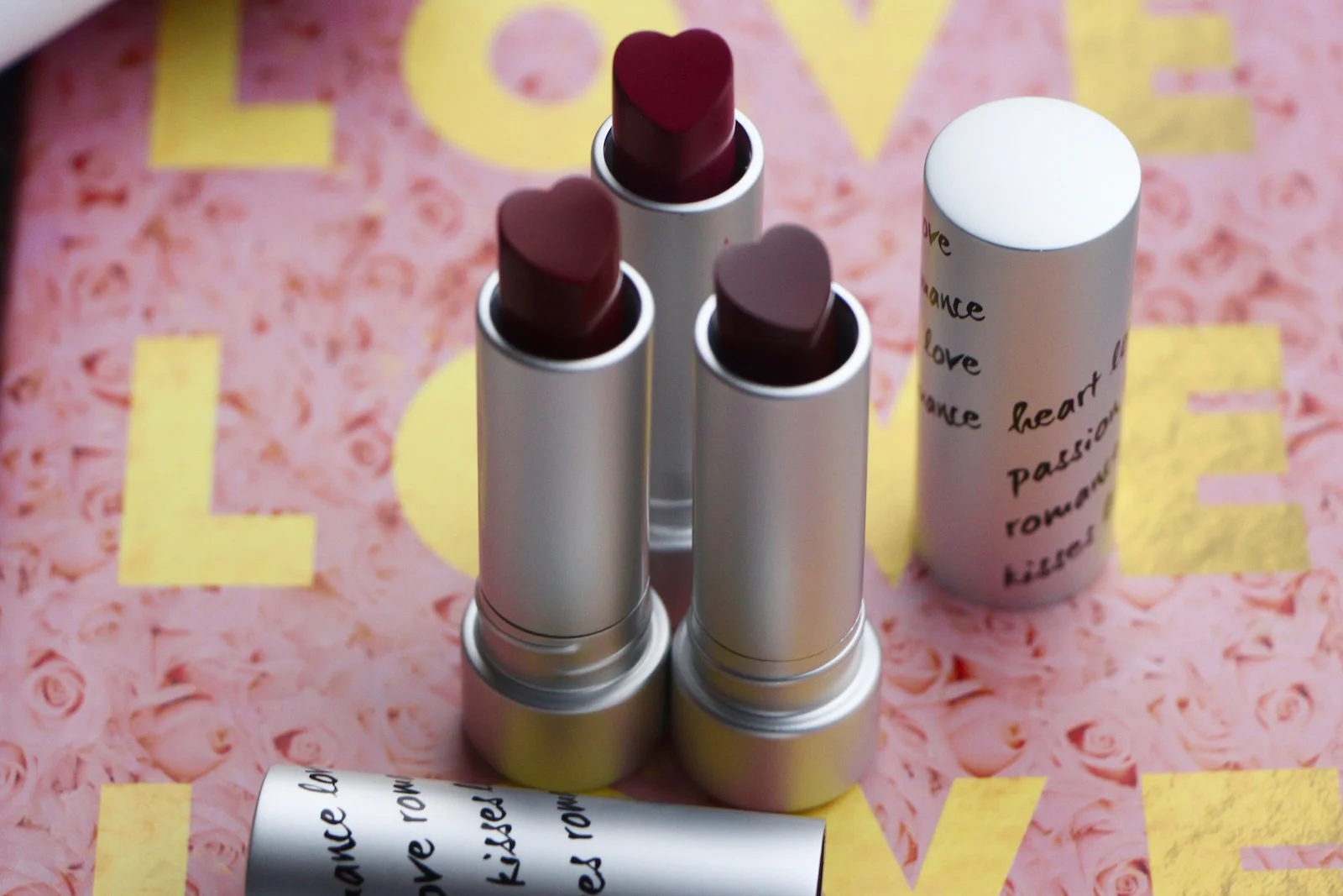 kiko heart lipsticks