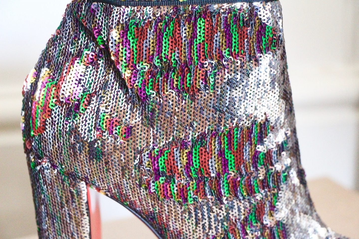 Moulamax sequin outlet bootie