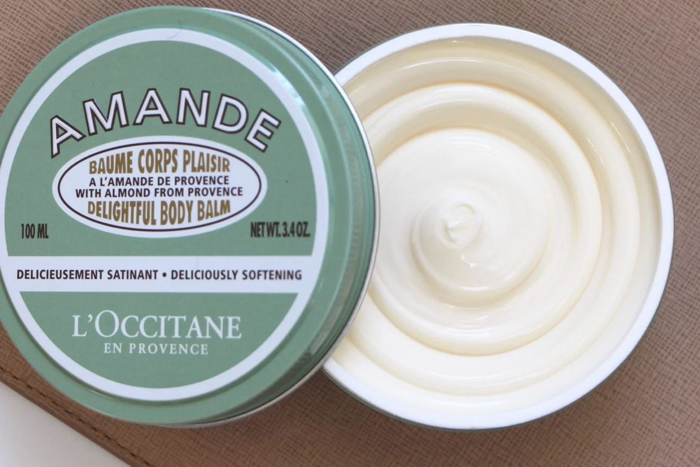 l'occitane amande body balm body cream review