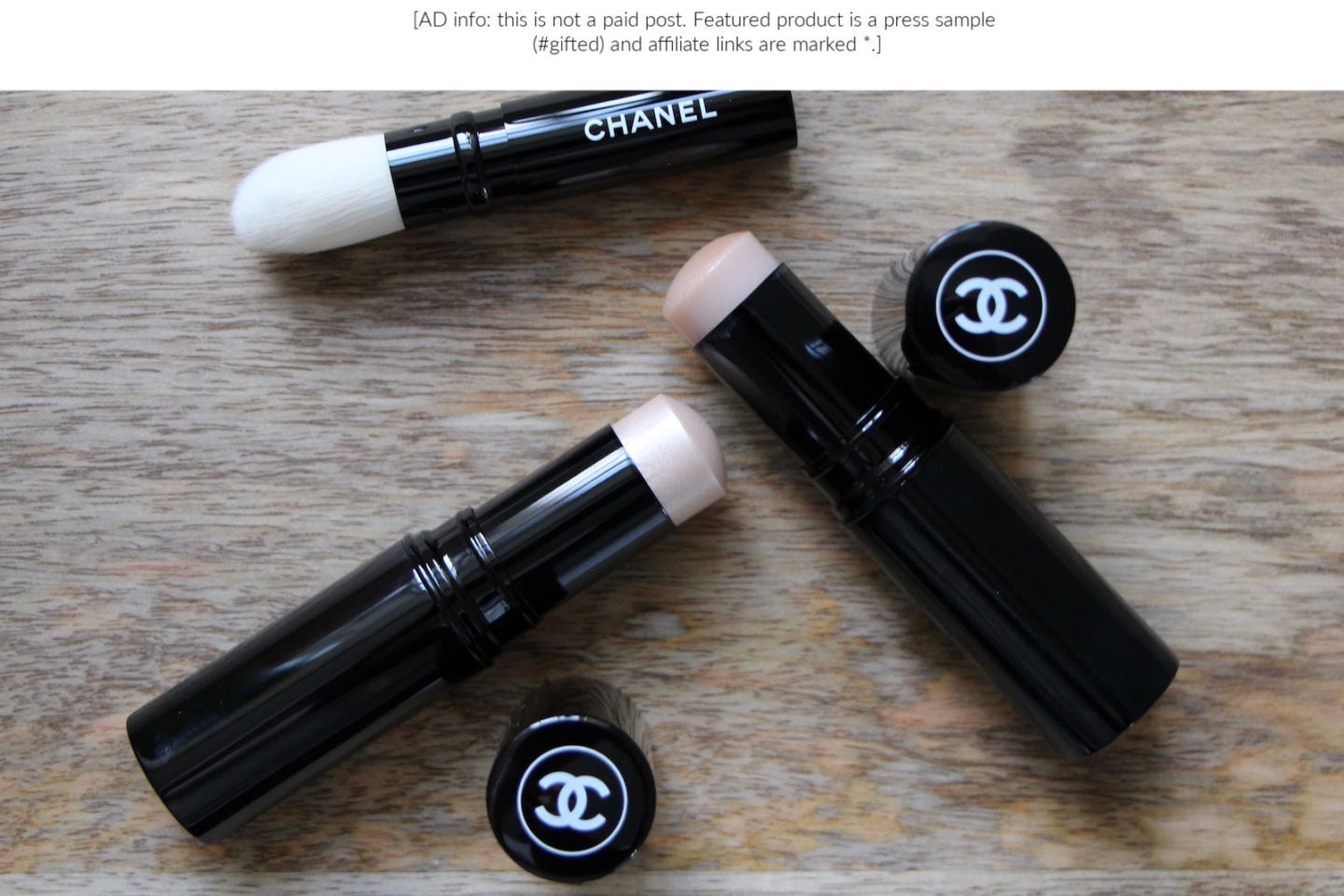 chanel highlighter transparent