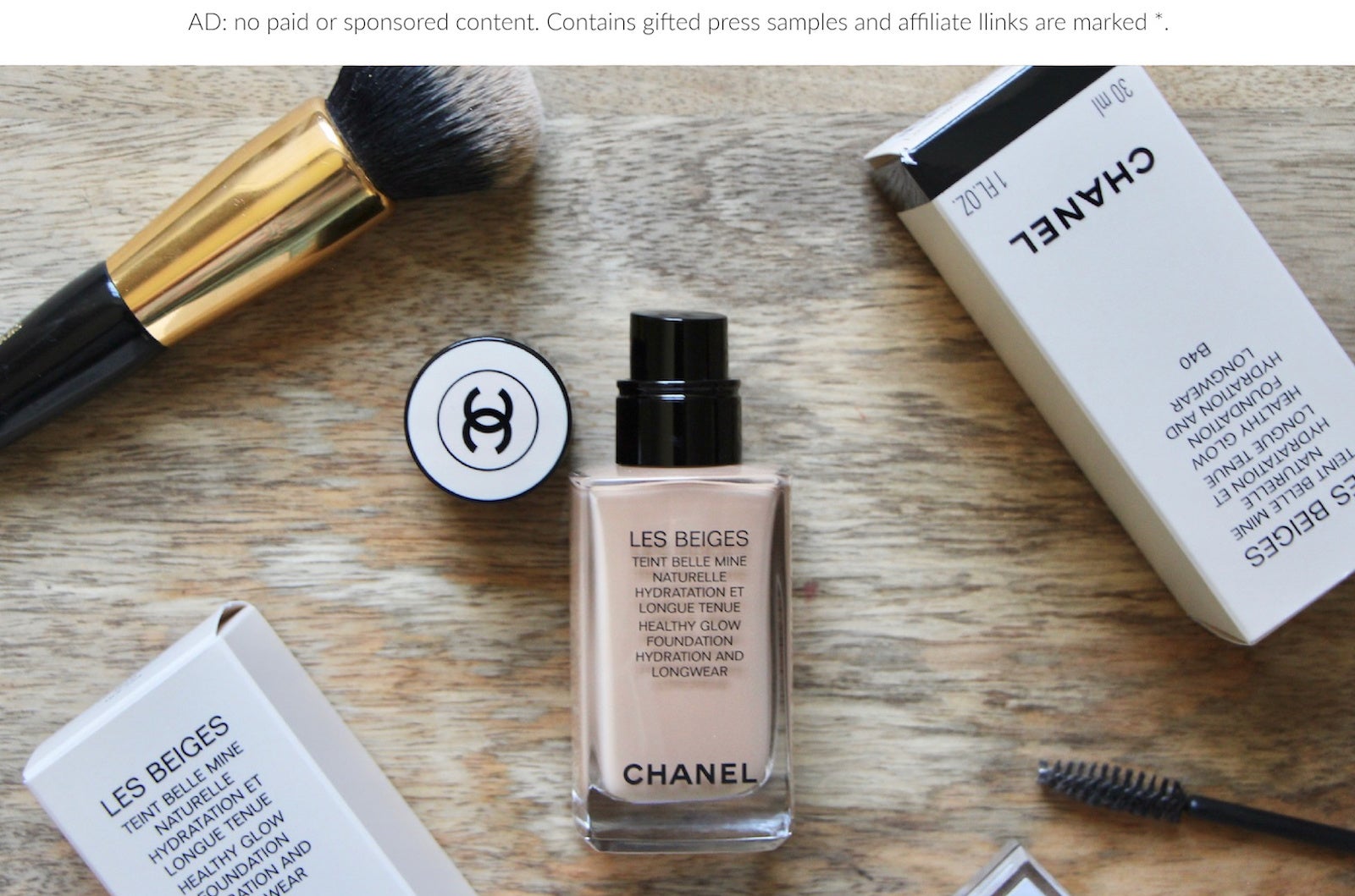 Chanel les beiges discount healthy glow foundation